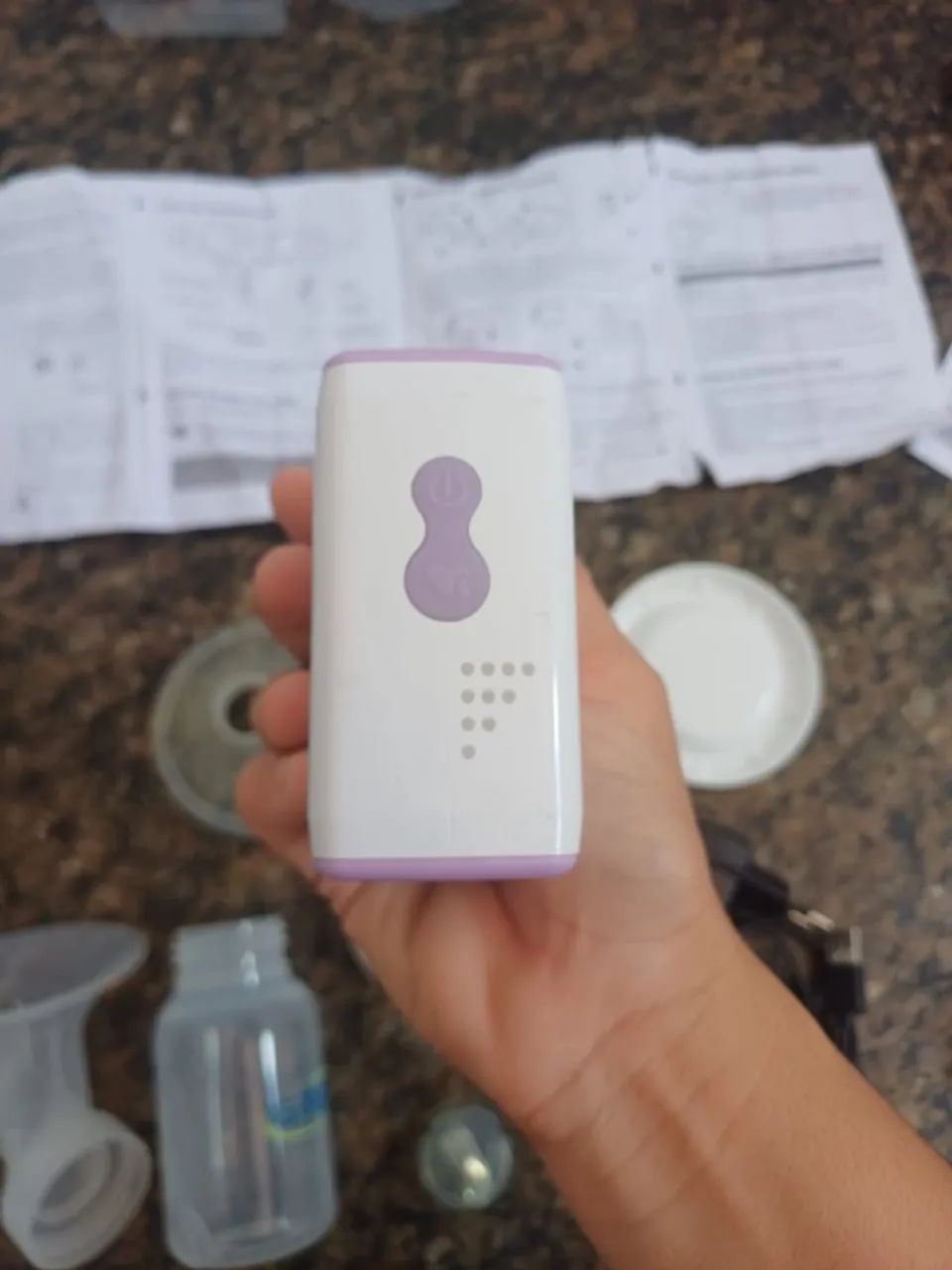 Bomba elétrica de tirar leite - Foto 4