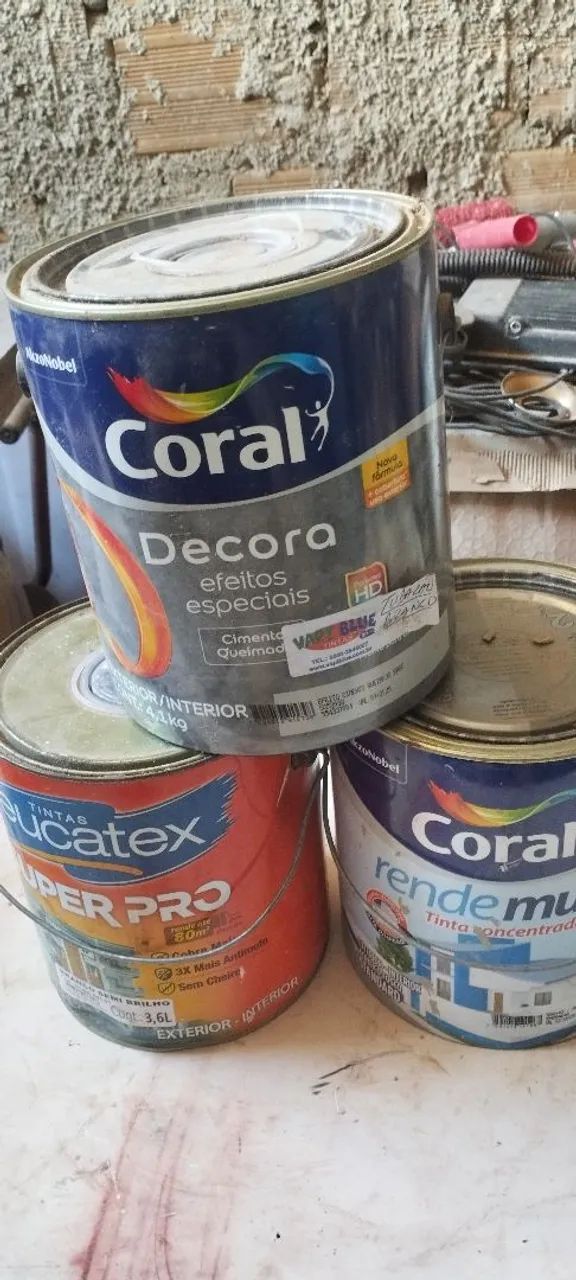 Tintas de qualidade e Lacrada