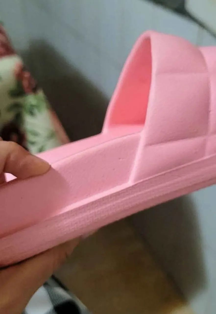 Sandália/ sapato Slide nuvem Rosa 39 Moleca - Foto 2