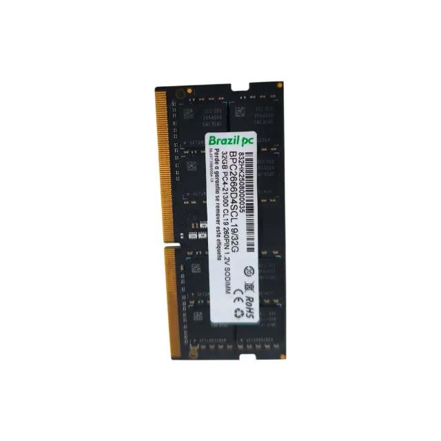 Memoria Para Notebook 32gb Ddr4 2666 Brazilpc QUEIMA DE ESTOQUE