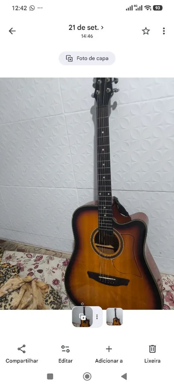 Violão elétrico striberg 