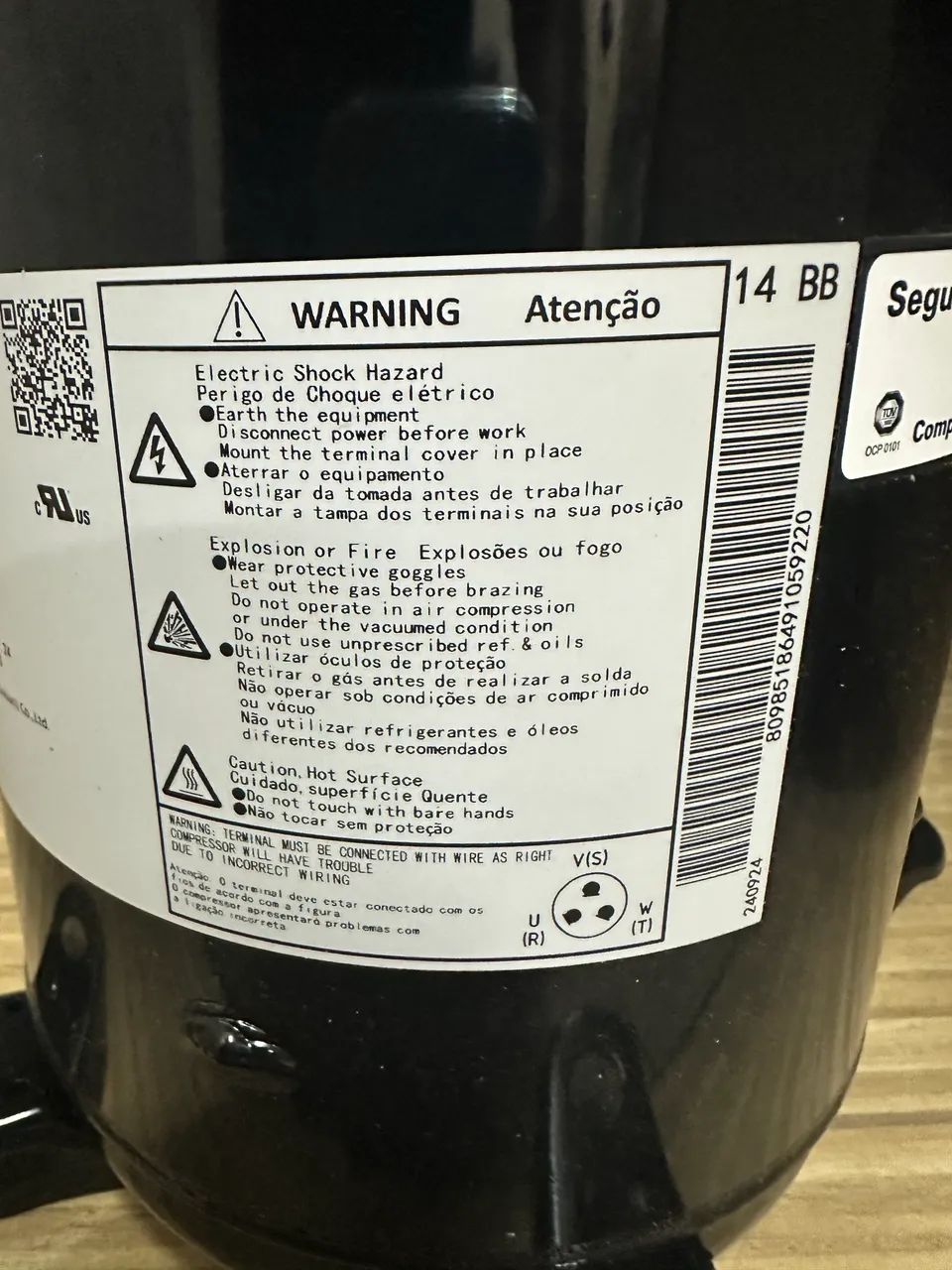 Compressor de ar condicionado  - Foto 2