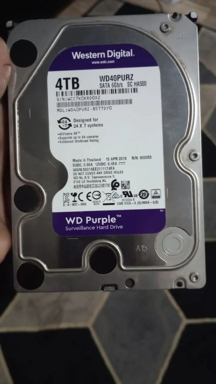 HD purple 4 TB 