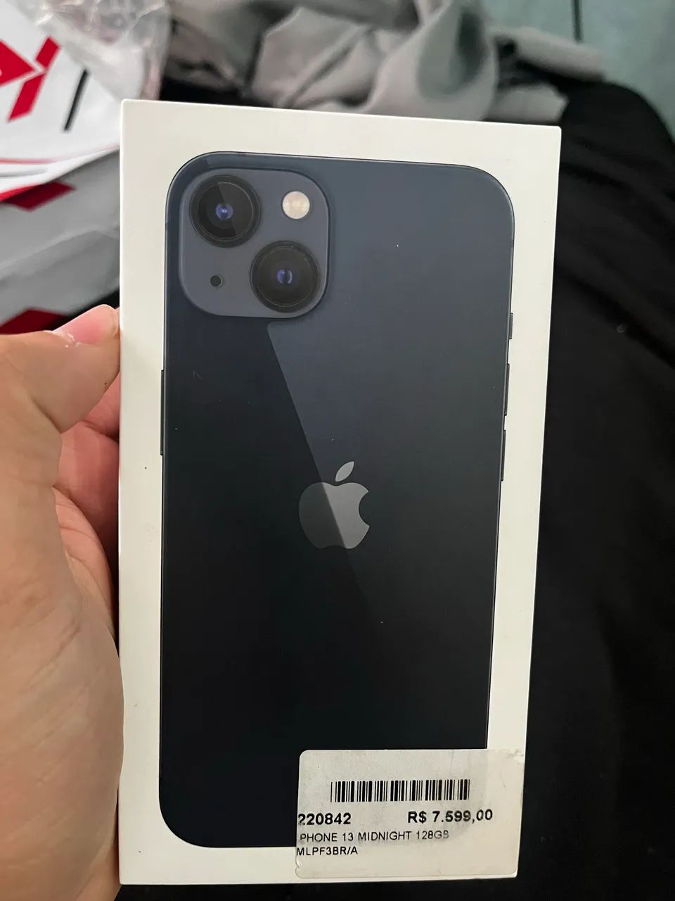 Vendo caixa do iPhone 13