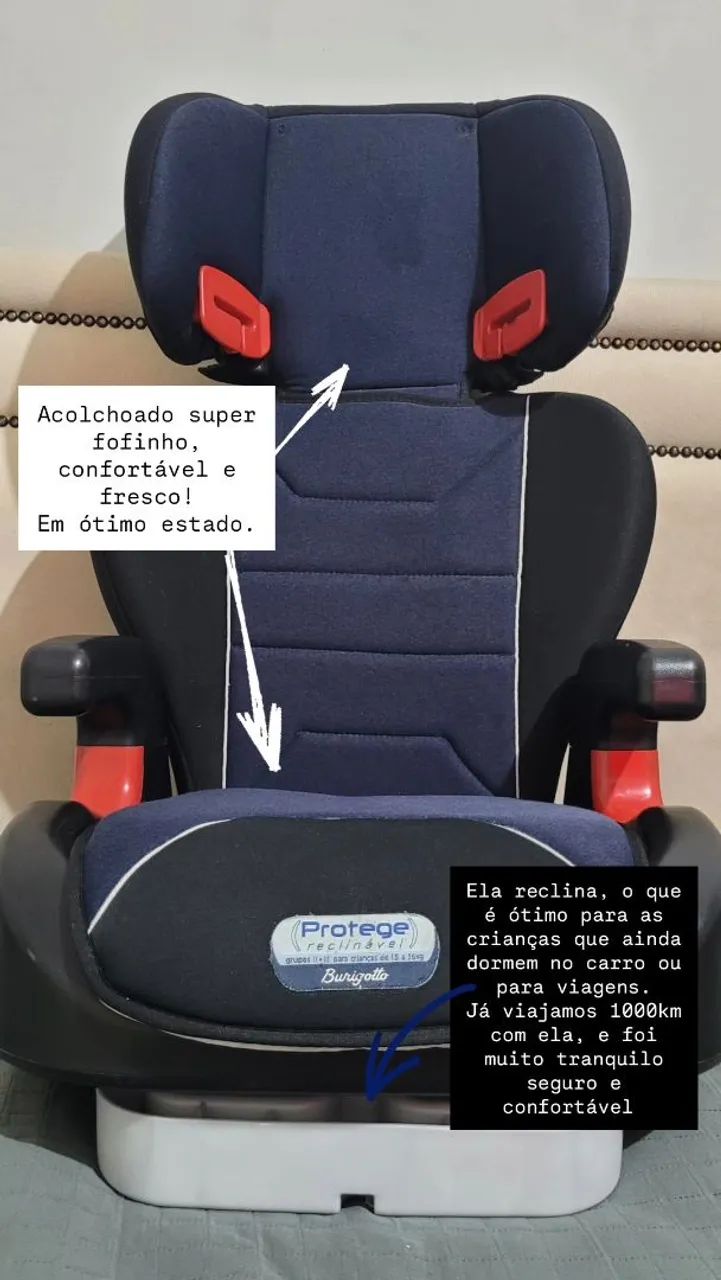 Cadeira para carro Burigotto - Foto 3