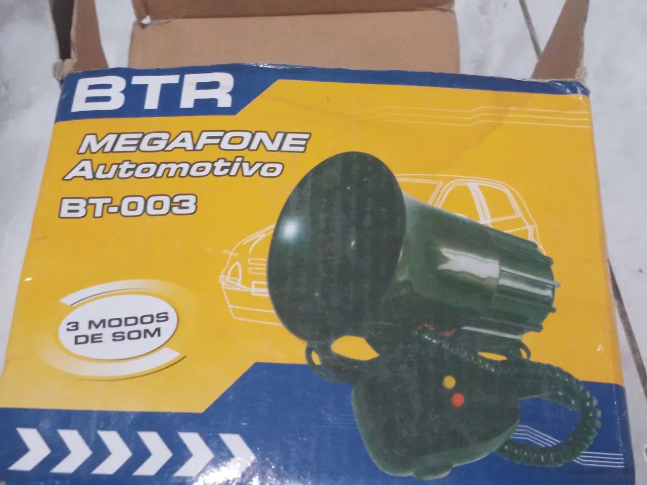 Megafone Automotivo com 3 som de animais