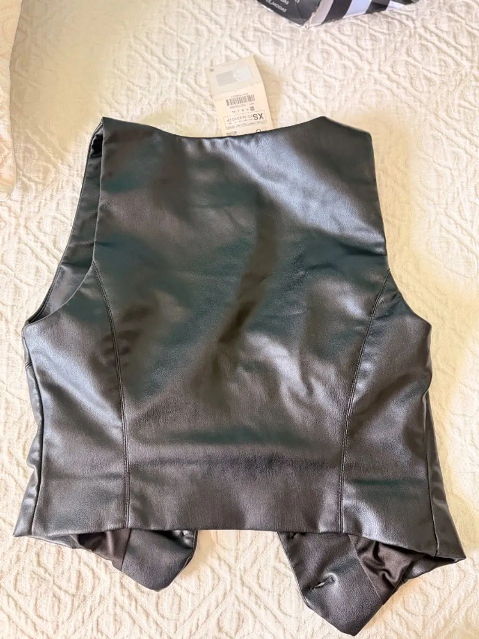 Colete de couro Zara - Foto 2