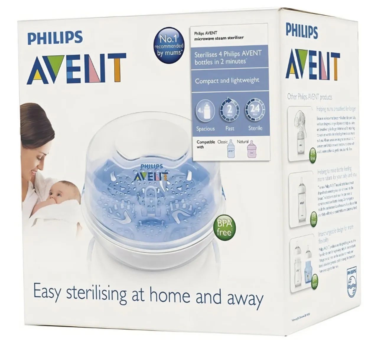 Esterilizador de Mamadeiras a Vapor para Microondas Philips Avent - Foto 5