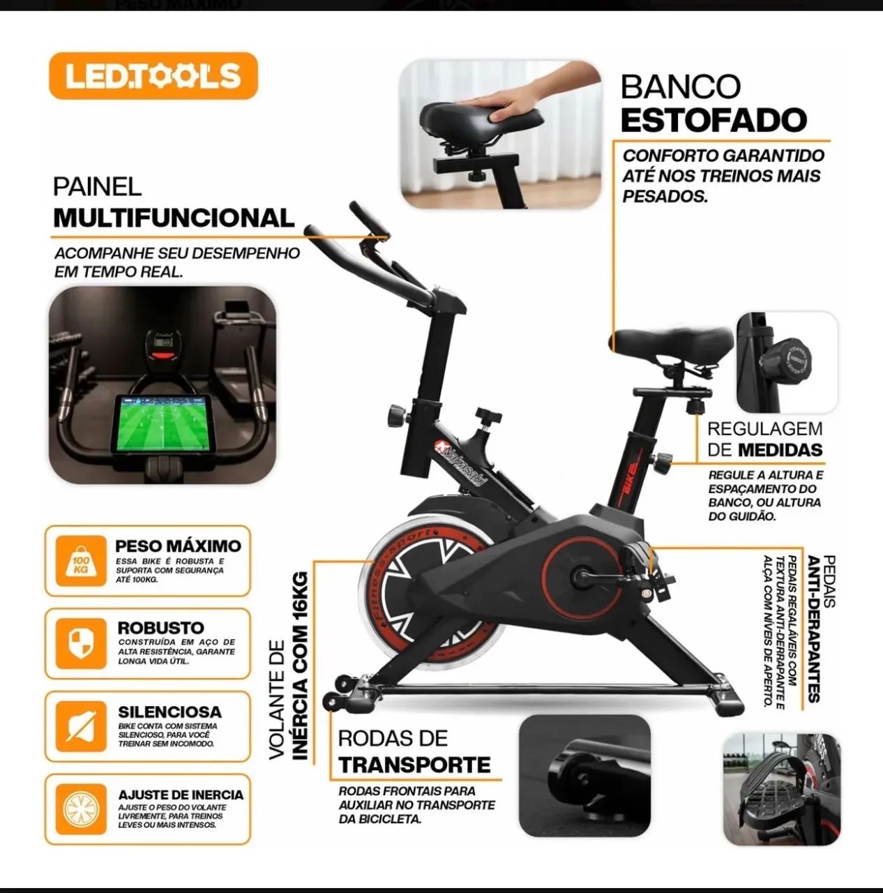 Bicicleta ergométrica  - Foto 2