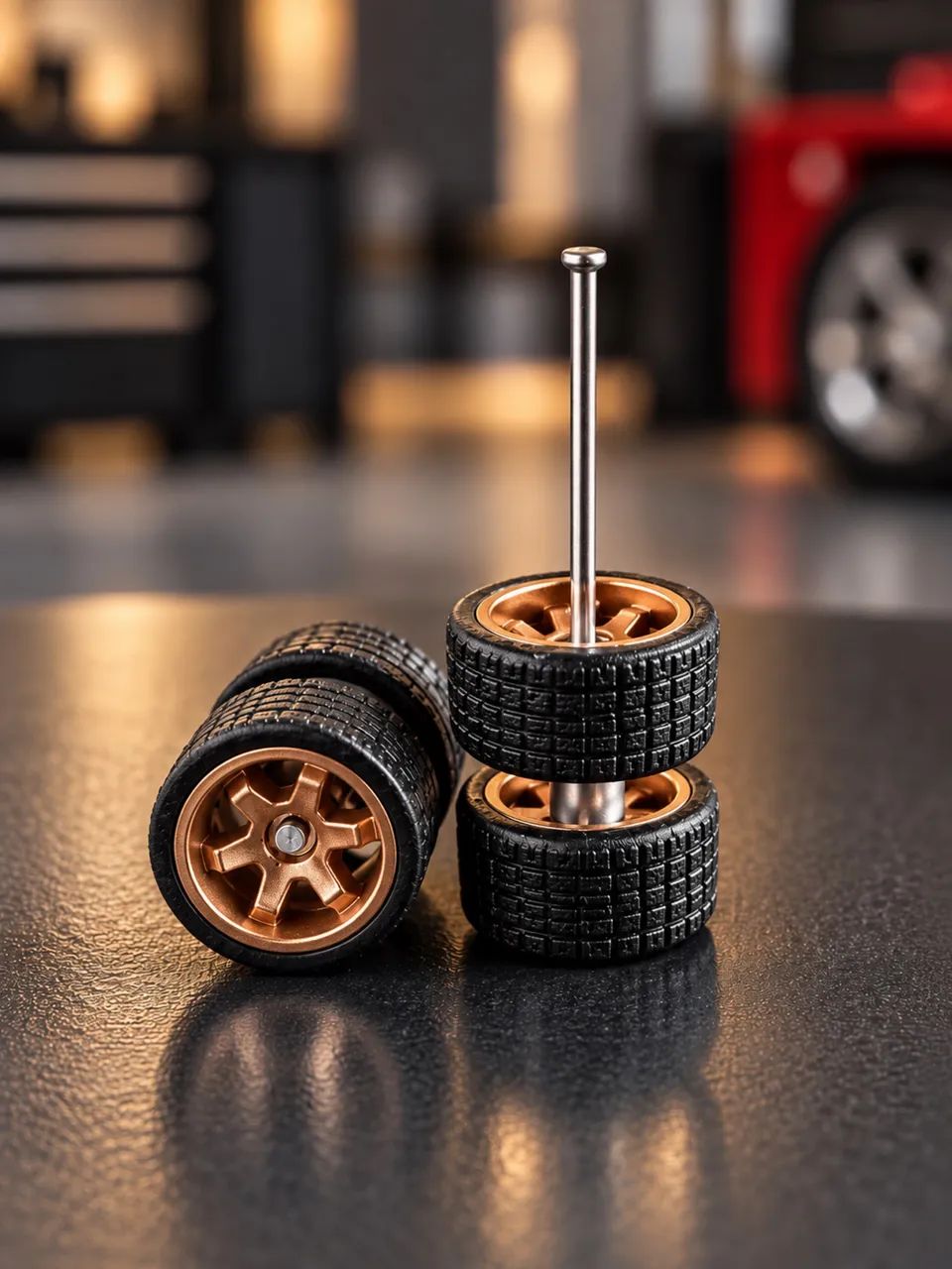 Jogo de rodas para Hot Wheels 1/64 customização - Foto 2