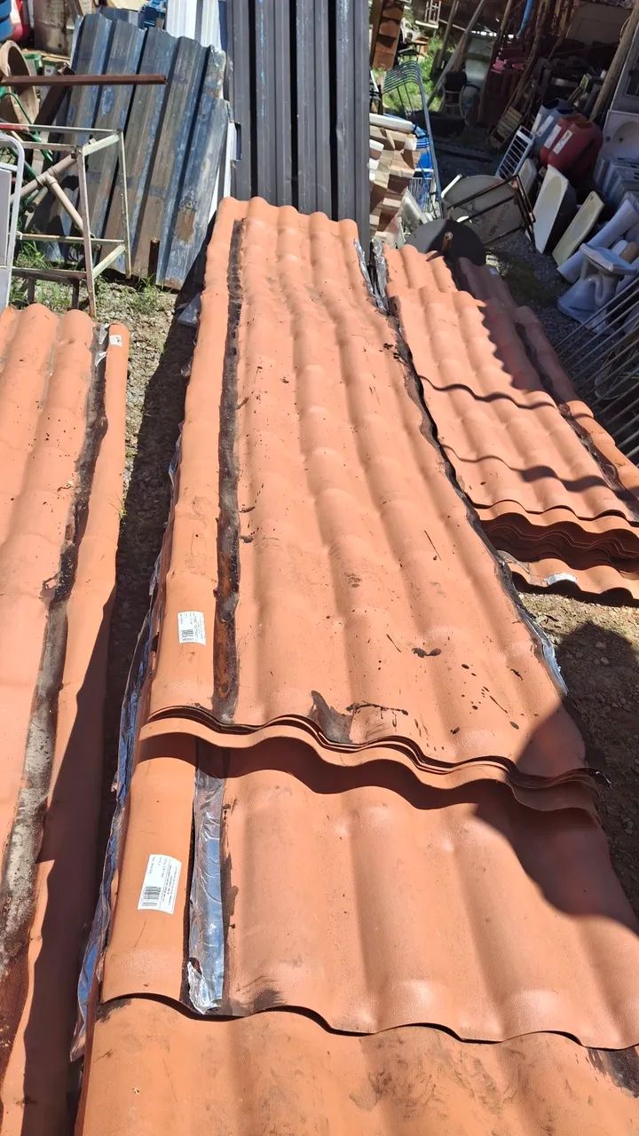 17 Telhas de pvc de 5 metros  - Foto 2