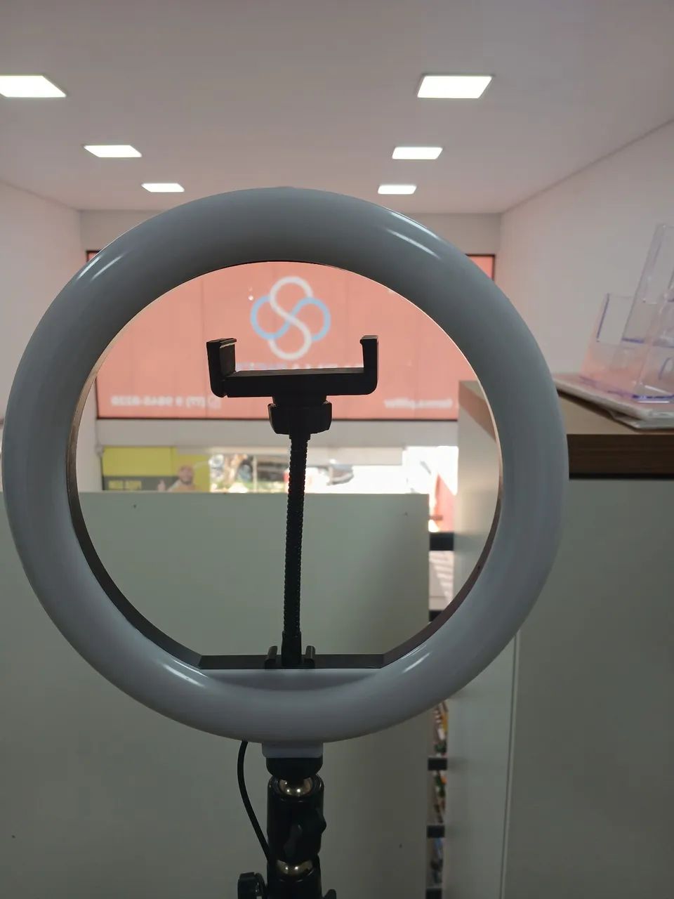 Ring light 25 cm com tripé 