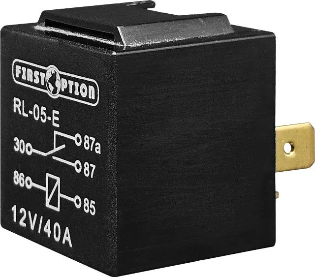 relê auxiliar universal nbhk 12v 40a 5 pinos rl-05-e sem cabo