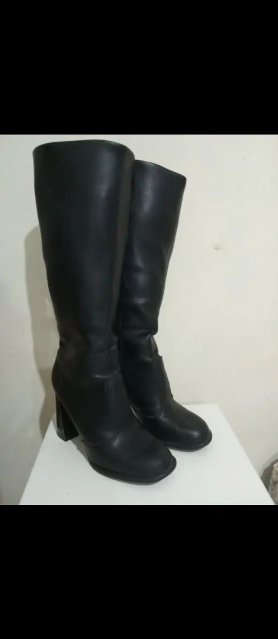 Bota de Couro Preta - Foto 2