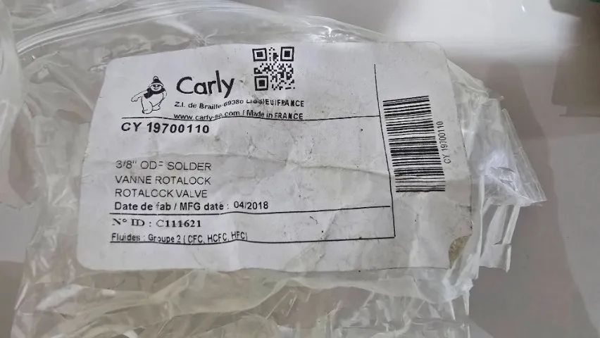 Válvula Rotalock 3/8" cobre Carly - Refrigeração e Climatização - Foto 3