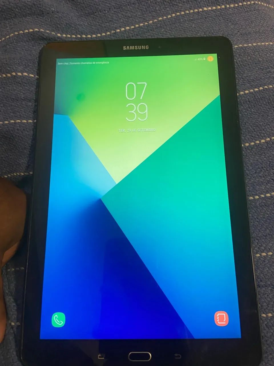 TABLET  SAMSUNG GALAXY TODO PERFEITO 10 POLEGADAS E DE CHIP