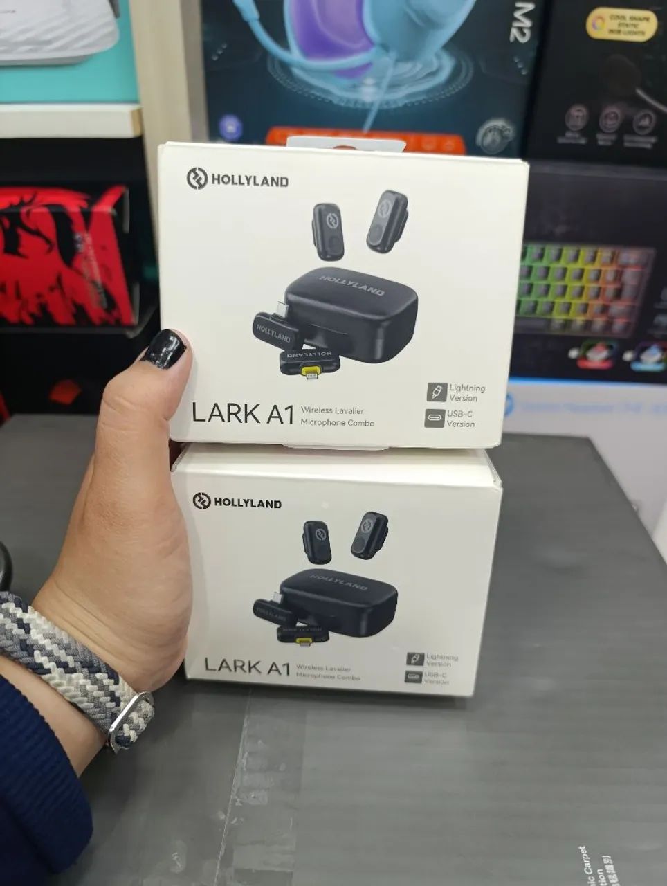 Microfone Hollyland Lark A1 Combo .