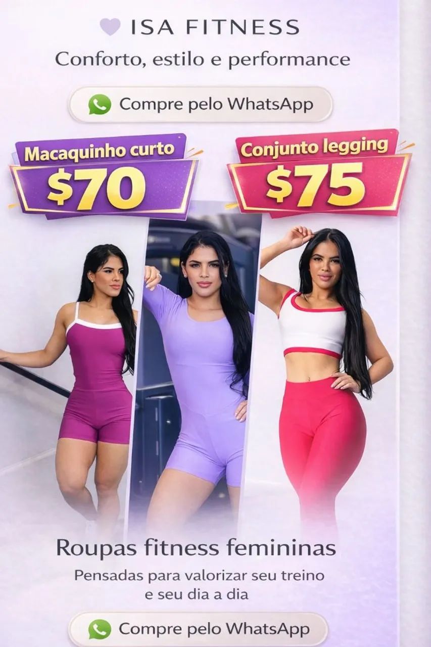 Roupas fitness 