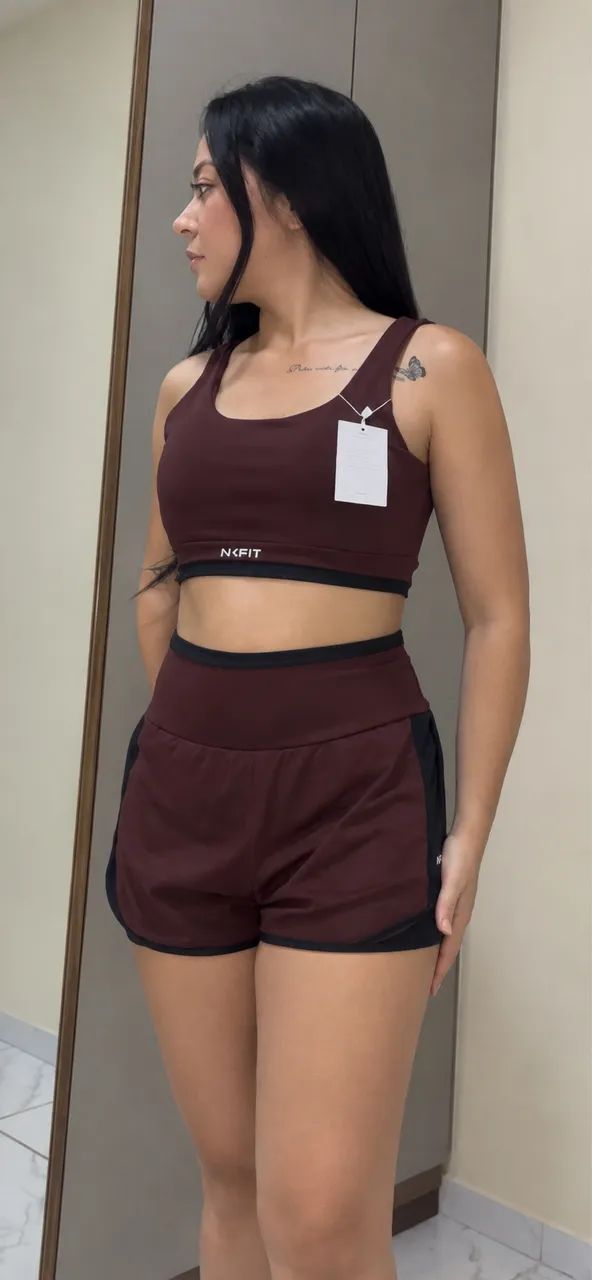 Conjunto short duplo