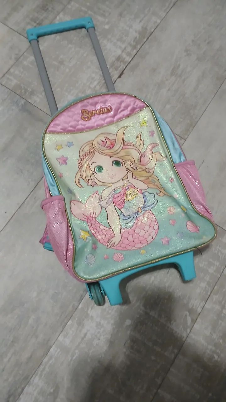 Mochila com rodinhas Sereias 