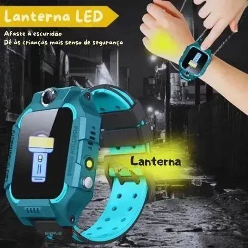 Relógio SmartWatch Infantil Com Rastreador GPS Chip e Câmera - Foto 4