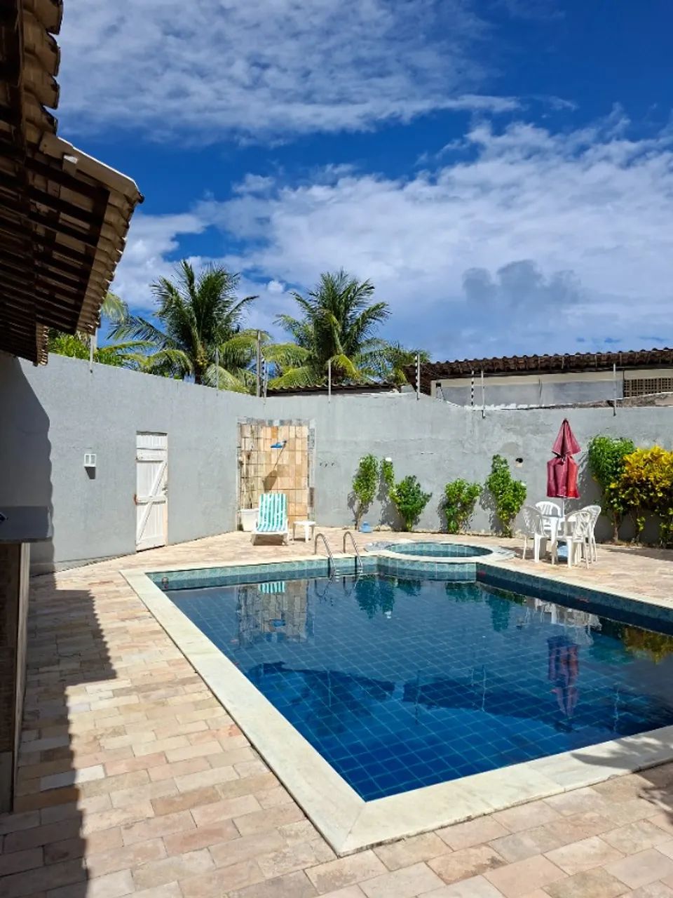 Casa temporada na Barra de São Miguel, mobiliada, 5 quartos, com piscinas. 90m da praia - Foto 3