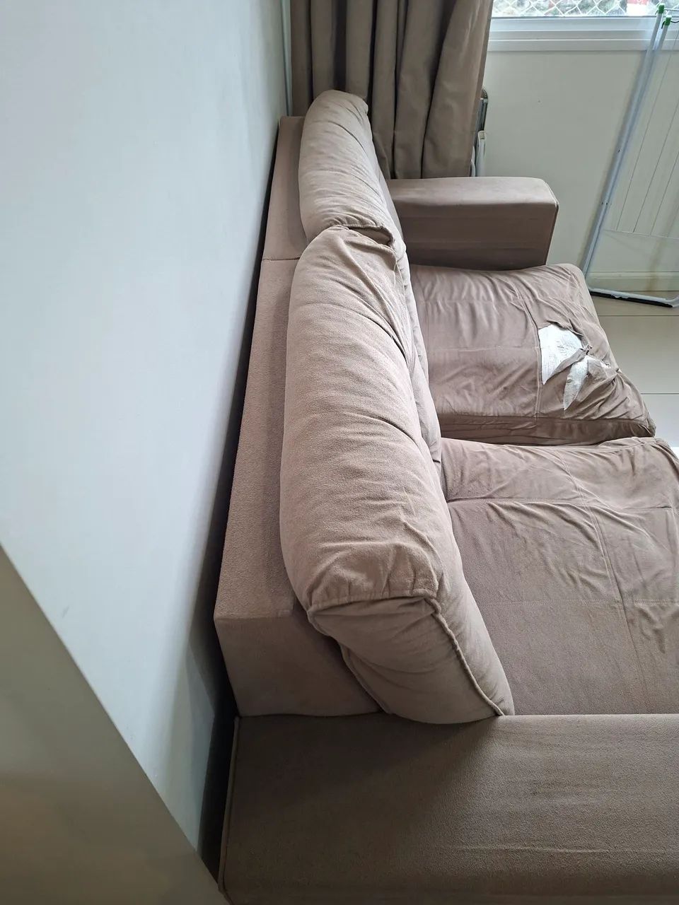 Sofá suede retrátil  - Foto 3