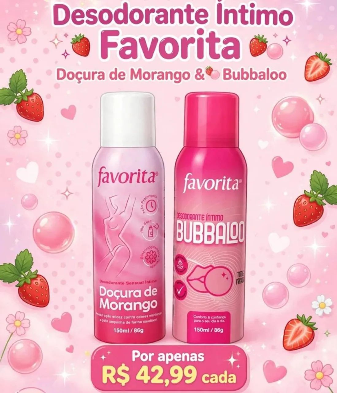 Desodorante íntimo Favorita 