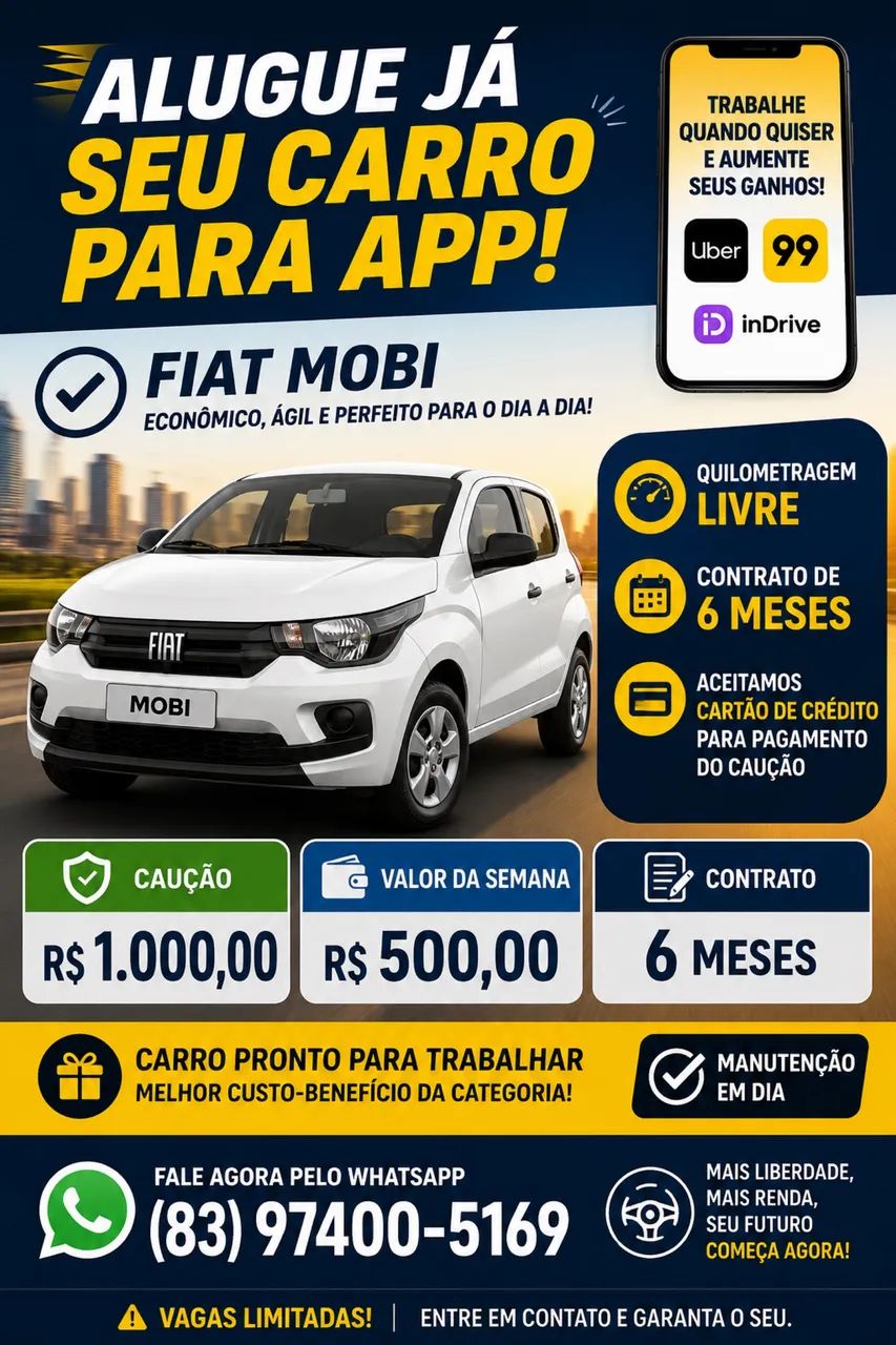 Aluguel alugando app  99 pop Uber
