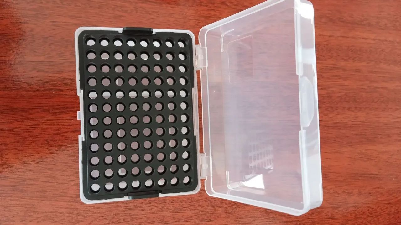 suporte para eppendorf espaço para 96 microtubos/ponteiras - Foto 3