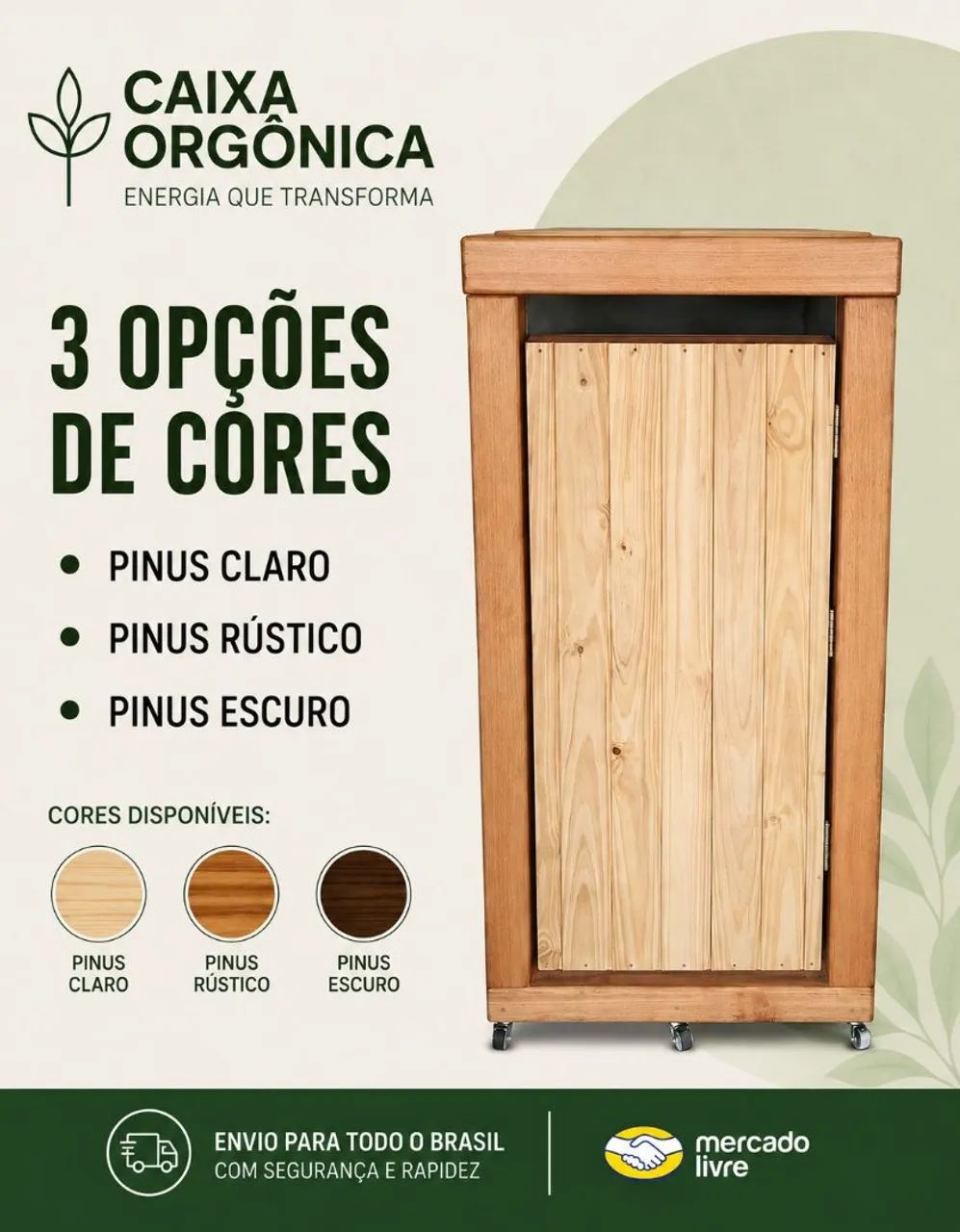 CAIXA ORGÔNICA 5 CAMADAS  - Foto 4