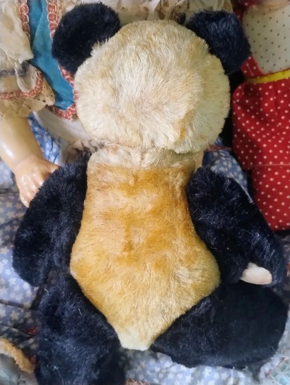 Urso panda de brinquedo antigo  - Foto 4