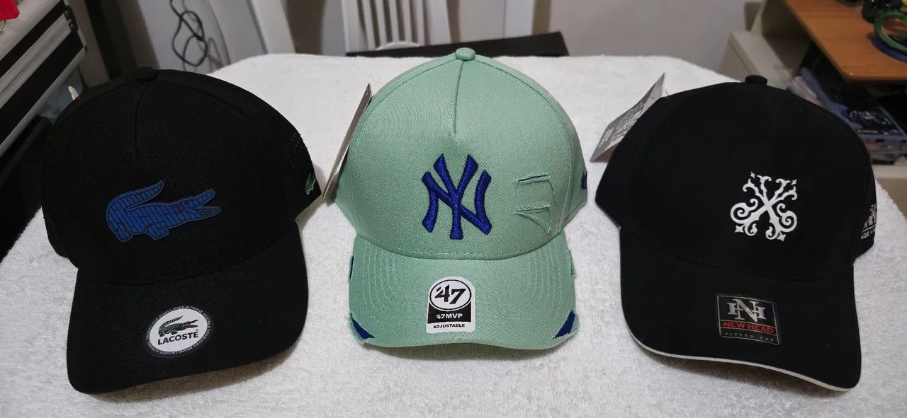 Bonés da New York estilo rasgadinho  - Foto 3