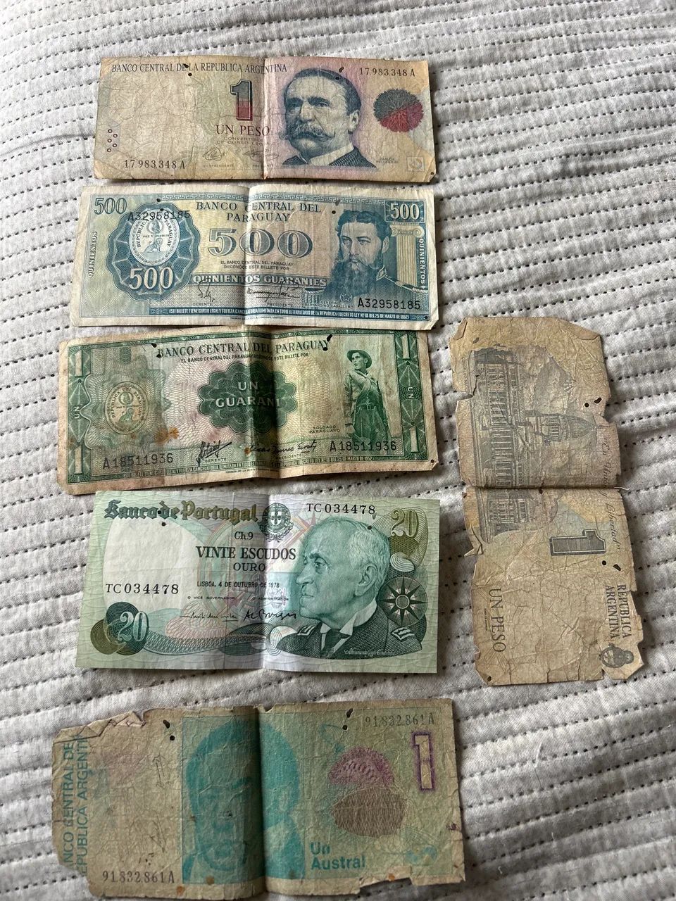 Cédulas antigas 