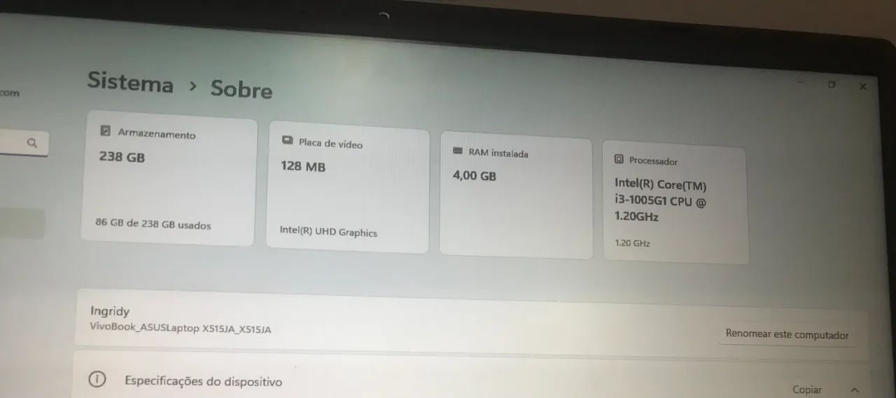 Notebook Asus  - Foto 4