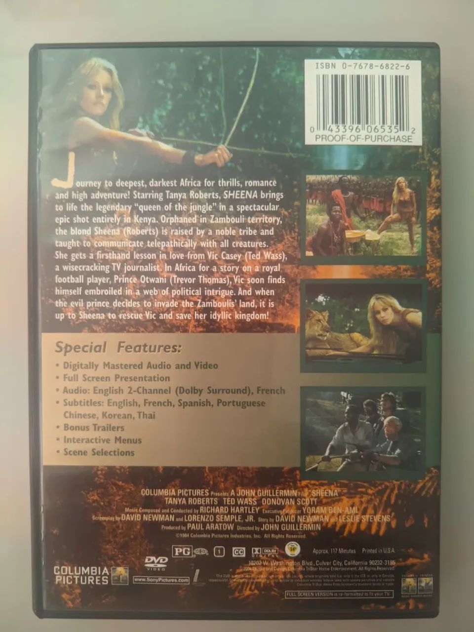 Dvd Sheena (Importado EUA) - Foto 2