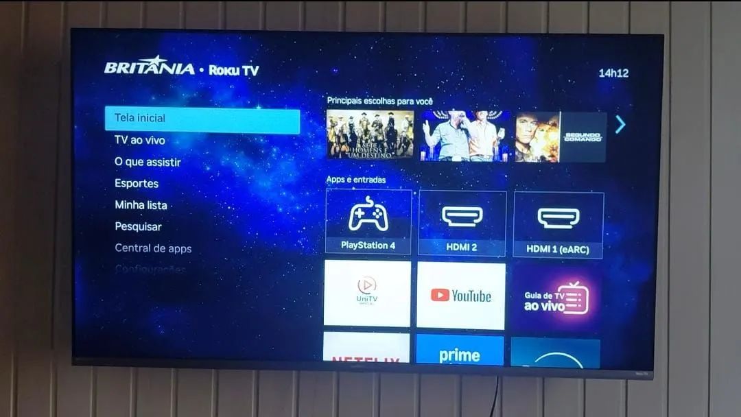 TELEVISÃO BRITÂNIA ROKU TV 50 POLEGADAS - Foto 3