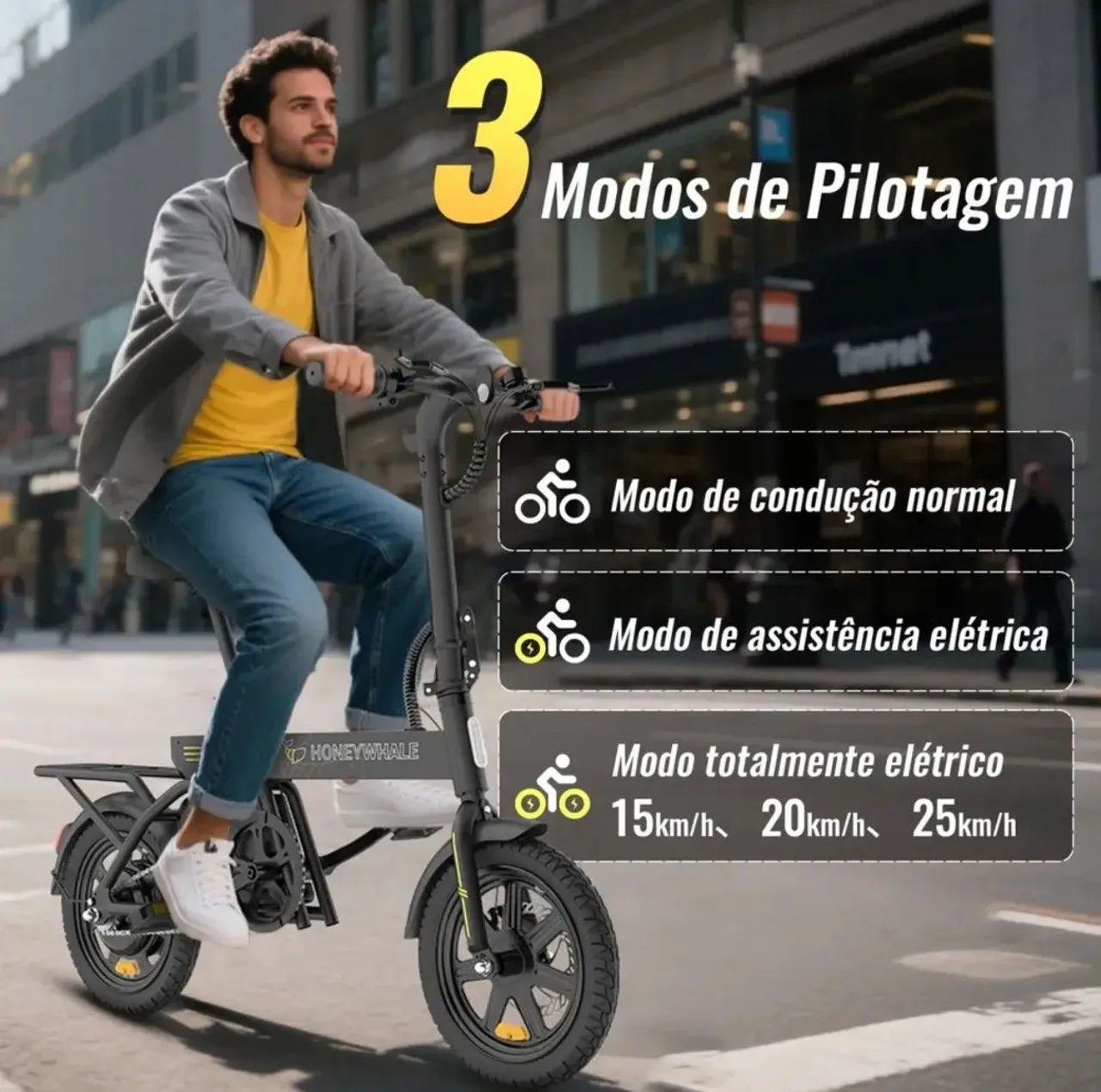 Bicicleta elétrica  - Foto 3