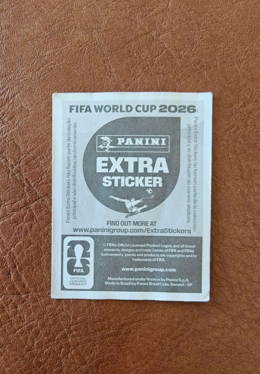 Figurinha da copa 2026 extra sticker Erling haaland bronze - Foto 2