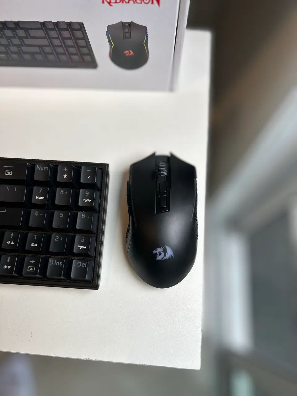 Kit Mouse + Teclado sem fio - Redragon S136  - Foto 5