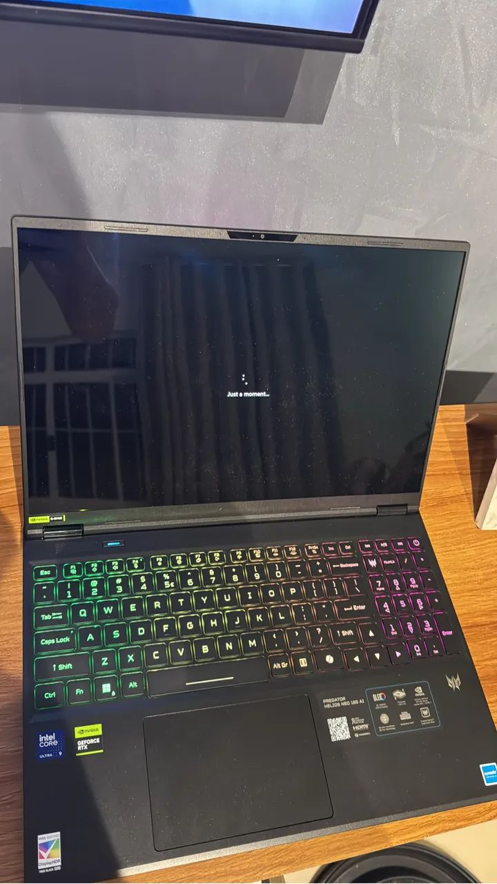 Notebook Acer predator Helios 16s Core ultra 9 Rtx 5070 ti 32gb Oled 