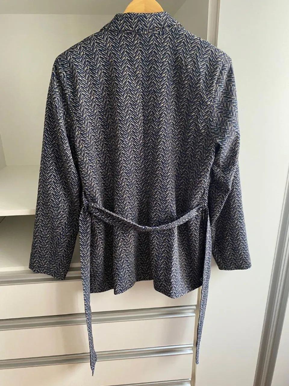 Blazer Feminino Estampado Azul - Foto 3