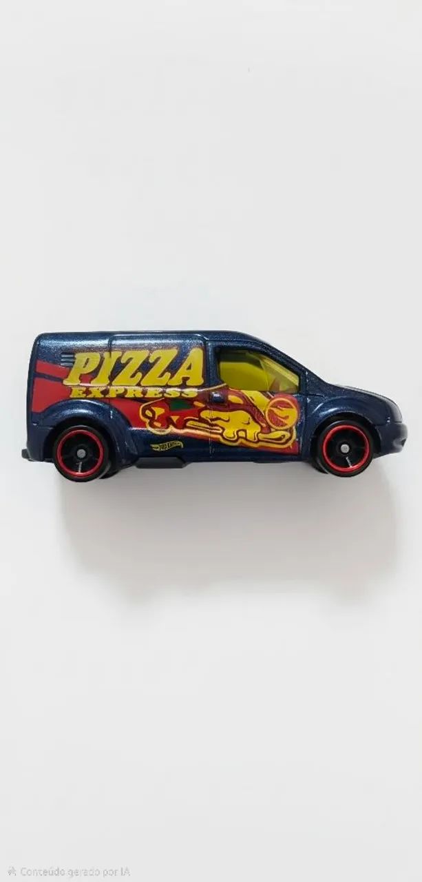 Hot Wheels Ford Transit Connect - Pizza Express (T-Hunt) 2017 - Foto 3