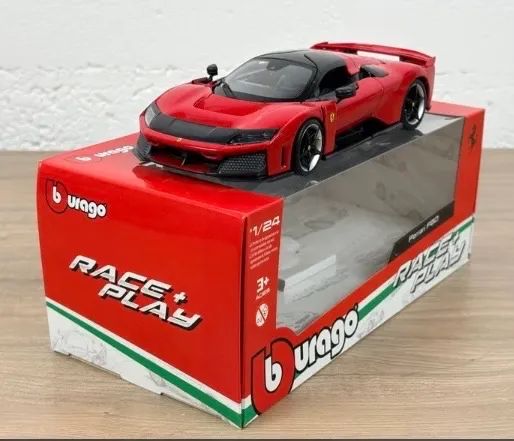 Vendo Ferrari F80 1:24 Bburago Vermelho - Foto 2