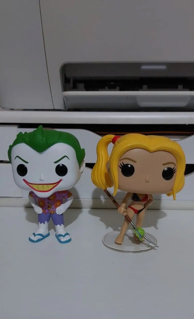 Funko Pop Heroes - Joker & Harley Beach 2pack (hot Topic) - Foto 2