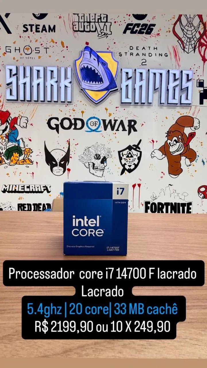 Processador core i7 14700f lacrado
