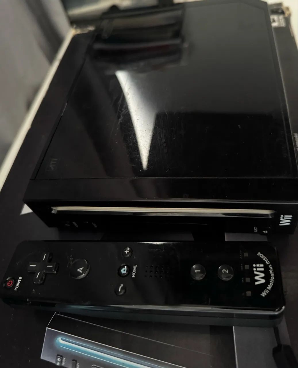 Nintendo Wii Preto Original Completo na Caixa + 7 jogos Originais