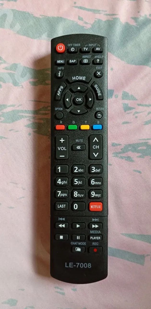 Controle Panasonic 