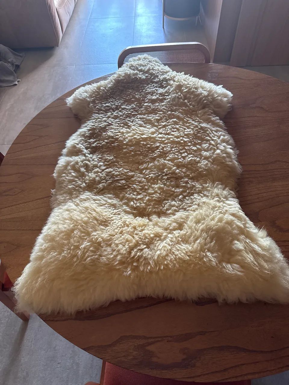 Pelegos (2) em lã de carneiro natural