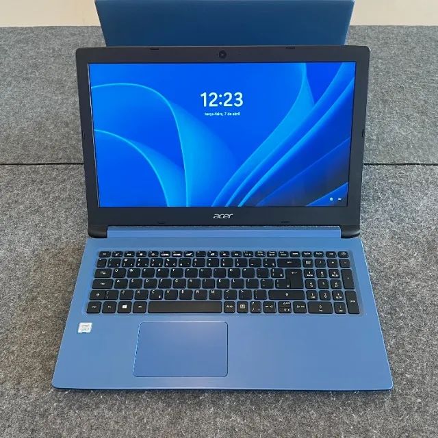 Notebook Acer, i5 de 8ª, 8gb de RAM, 256 de SSD e tela de 15.6 polegadas
